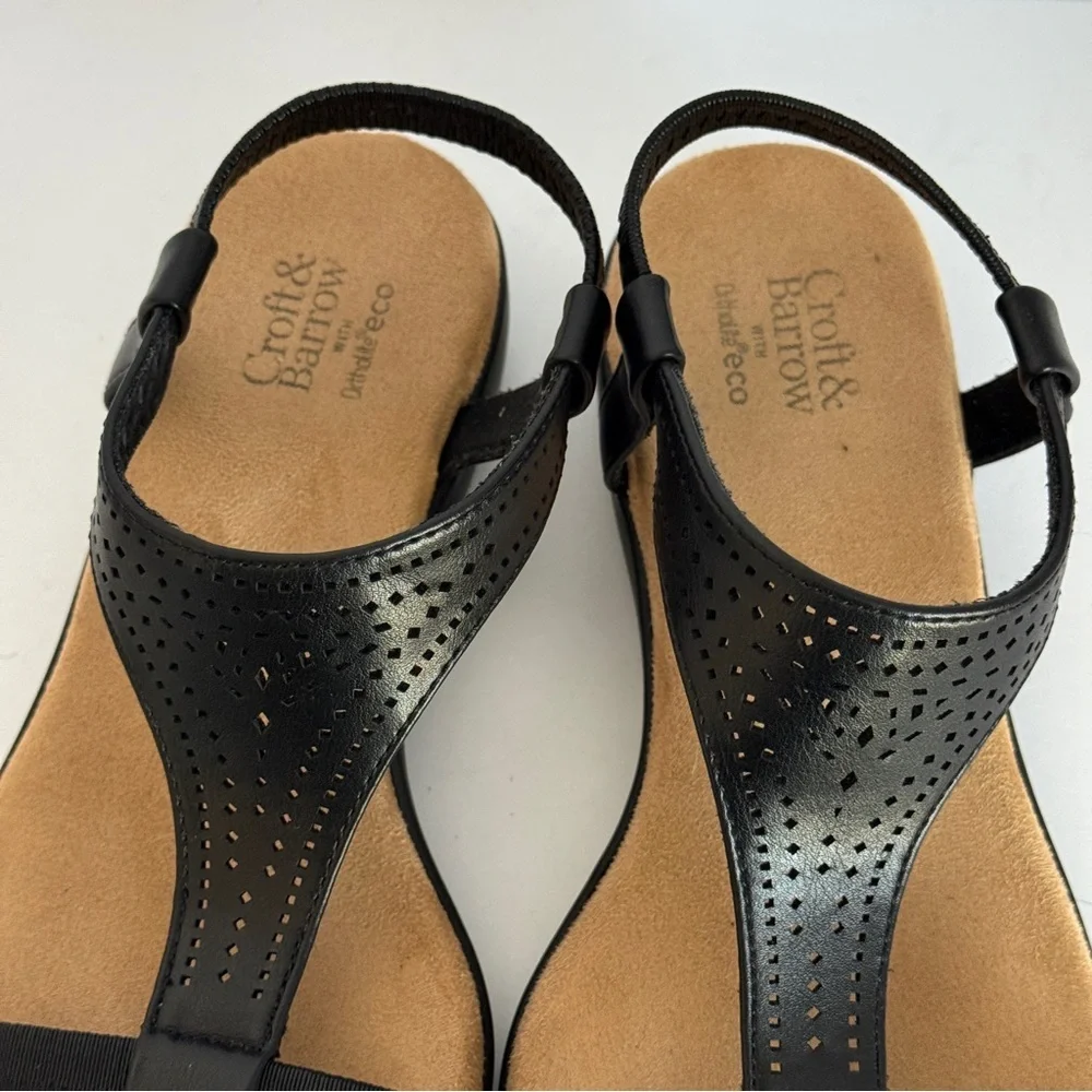 Croft & Barrow Lorelai Women's Comfort Flat Strappy Sandals Size 7
